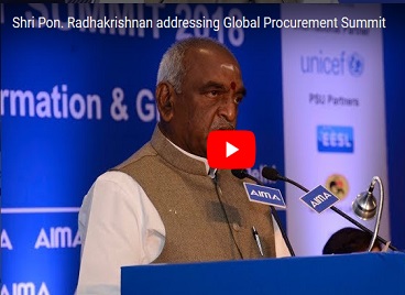 Shri Pon. Radhakrishnan addressing Global Procurement Summit