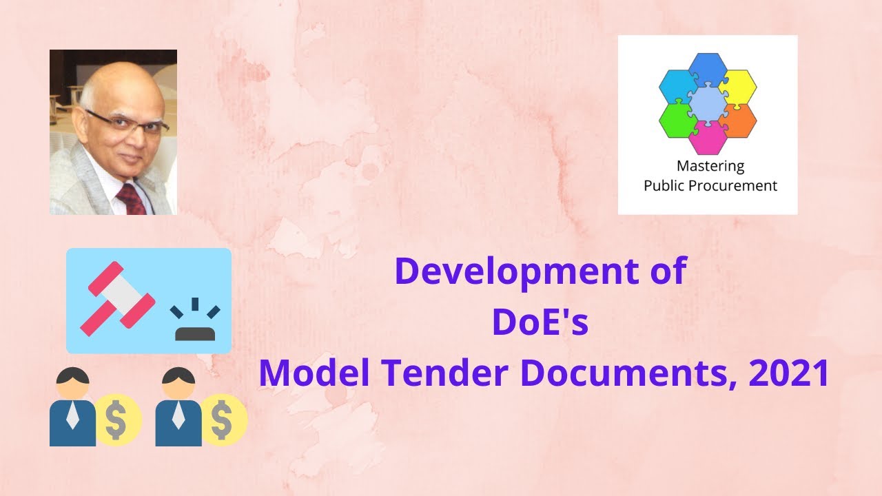 Development of DoE's Model Tender Documents 2021